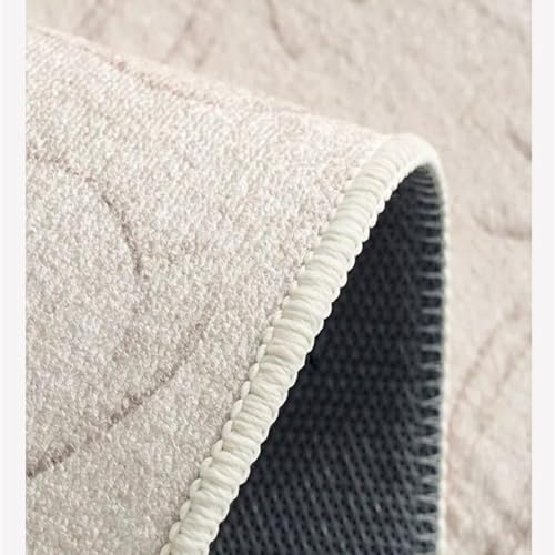 Tapis rayé crème confortable pour une chambre à coucher cocooning - 4