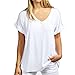 Mujer Camiseta Manga Corta ronamick Mujeres LÄSSIG Locker Manga Corta Mujer Cuello en V Top – Camiseta