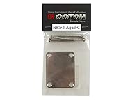 Standard 4-hole neck plate for electric and bass guitars with bolt-on necks From gotoh's relic range Overall dimensions of 51.1 x 63.8mm Screw hole centres of 38.2 x 50.9mm Aged chrome finish