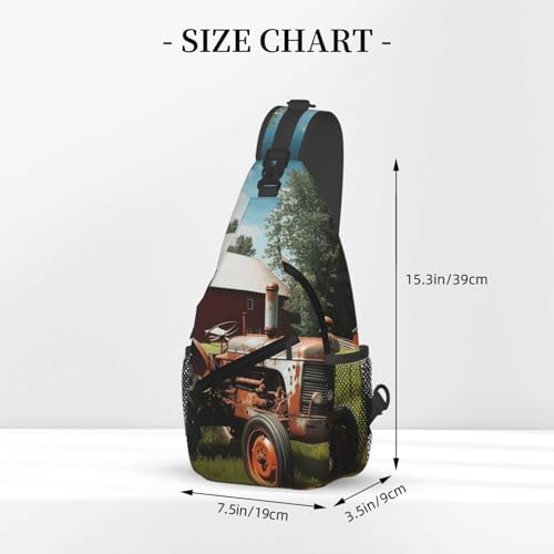 Mochila tipo bandolera CROSS CHEST BAG para viaje miniatura 2