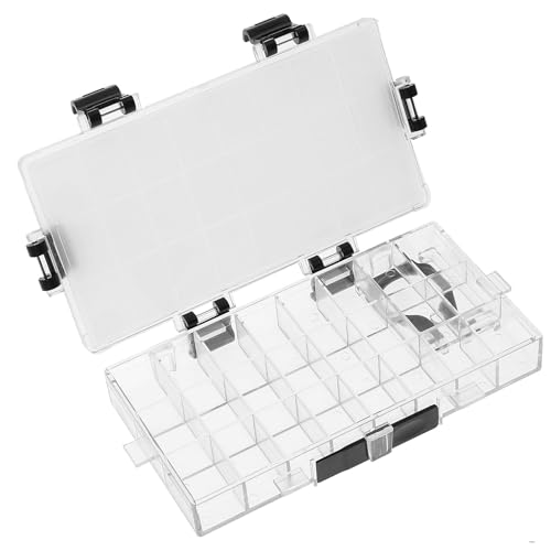 Caja de acuarela hermética de 24 compartimentos con orificio de pulgar para pintura gouache y óleo