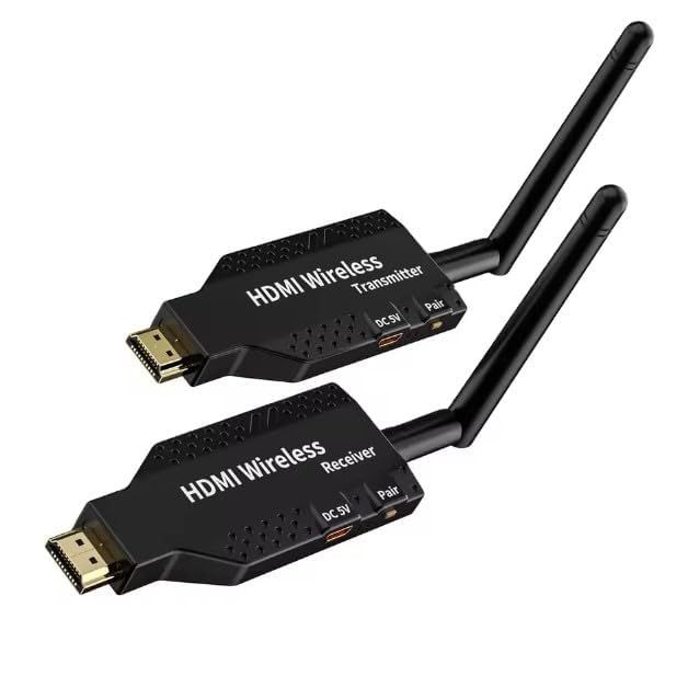 voocme Wireless HDMI Transmitter and Receiver, 50 Meter 165ft Range, Plug and Play, Support 2.4/5GHz 1080P Streaming Audio Video from Laptops, PC, TV Box, Cameras to TVs/Projectors. (Wireless)-picture-17