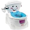 Fisher-Price P4326 Mijn eerste toiletpotjes en toiletbril met muziek en geluidseffecten toilettrainer voor peuters…