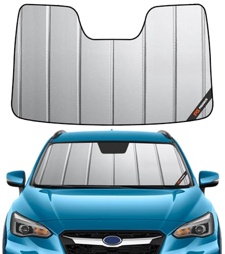 Pigenius Windshield Sun Shade for Subaru Crosstrek 2018-2023, Impreza 2017-2023. with Eyesight...