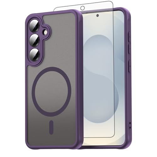 Coque Samsung S25 Anti-Chute Translucide et Anti-Traces MagSafe