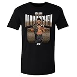 500 LEVEL Islam Makhachev UFC Shirt (Black, Large) - Islam Makhachev Champion Pose WHT