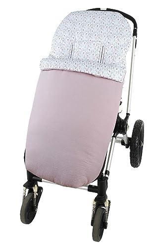 Saco Silla Paseo Universal Muselina 100% Algodon   MODIN   (ROSA)