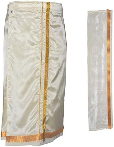 AMIRTHA FASHION Silk Boys Traditional Dhoti & Shirts Set With Accessories (3-6 Months_Rstcmbd0, Blue)
