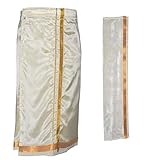 AMIRTHA FASHION Relaxed Fit Silk Boys Kanchipuram Pattu Dhoti Set (6-12 Months_Amfkpd1_16),Multi