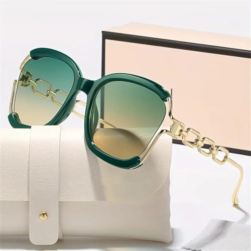 Empress Chain-Link Sunglasses Women Men Metal Trendy Sun Glasses Shades UV400 Luxury Sunglasses2