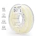AMOLEN PLA 3D Printer Filament, 1.75mm, Glow in The Dark Blue 200 g Spool, Includes Sample Marble Filament
