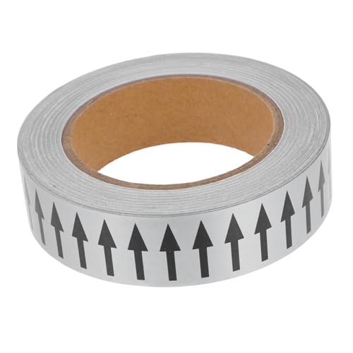 Holibanna Industrial Pipe Flow Direction Arrow Marking Tape Floor Sign Sticker for Directional