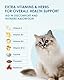 Anti-Haarball Katzen Tropfen - Katzen Haarballen AuflöSen, Darmflora Aufbauen, Haarspindelbehandlung für Katze mit Lysin, Faser, Vitaminen, für Verbesserte Verdauung und Gegen Haarausfall bei Katze
