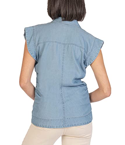 KUT from the Kloth Annabeth Top Medium Wash XS3
