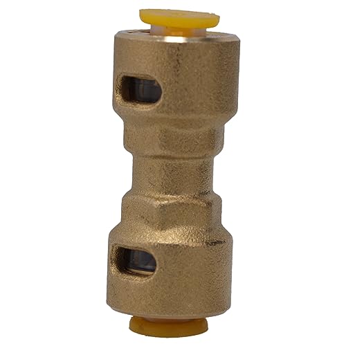 Image of Supplying Demand SB1 1 /4 Inch Quick Connect HVAC Brass Coupler Fitting