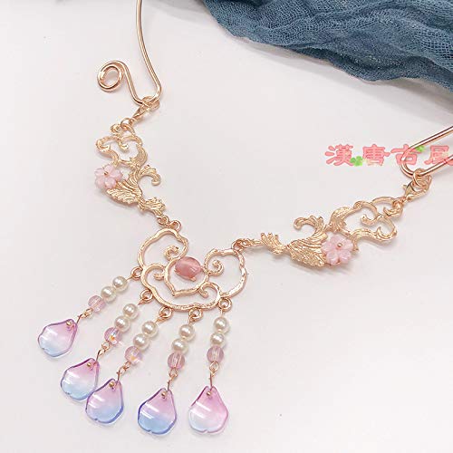 Amazon.co.jp: 【漢唐古風】首飾り 瓔珞 漢服 中華服 仙女服用