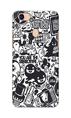 Image of Printed Hard Back Cover Case for Oppo F5 | Oppo F5 Youth | Oppo F5 Plus Back Cover (Mixed Cartoon) -702