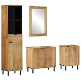 Photo Gallery nqjibue articolo-4 pezzi mobili da bagno set marrone in legno massello mango, set di mobili, set di mobili da bagno Photo Gallery nqjibue articolo-4 pezzi mobili da bagno set marrone in legno massello mango, set di mobili, set di mobili da bagno