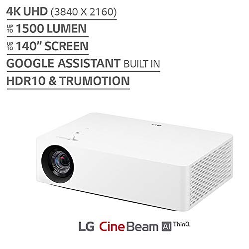 Lg Hu70La 4K Uhd Smart Home Theater Cinebeam Projector With Alexa Built-In, Lg Thinq Ai, Google Assistant, And Lg Webos Lite Smart Tv (Netflix, And Vudu) (Renewed) #TOP1