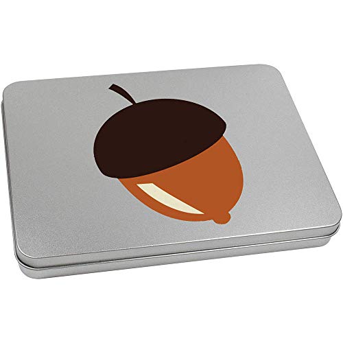 220mm 'Acorn' Metal Hinged Tin/Storage Box (TT00122305)