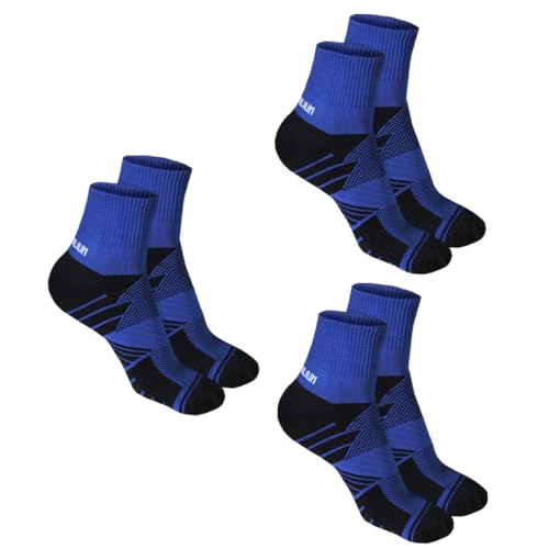 Image of HEELIUM Bamboo Athletic Socks for Men & Women | 3X Tougher & Durable, Ultra Soft & Blister Resistant | Perfect for Gym, Sports & Long Distance Running