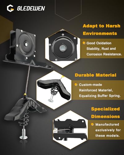 Image of Spare Tire Mount, Compatible with 2008-2016 Ford F250 F350, Super Duty, Spare Tire Carrier under Frame, Spare 5th Tire Winch with Offset Cable, Replaces# 7C3Z1A131A, 7C3Z1A131AJ, BC3Z1A131A, 924-539