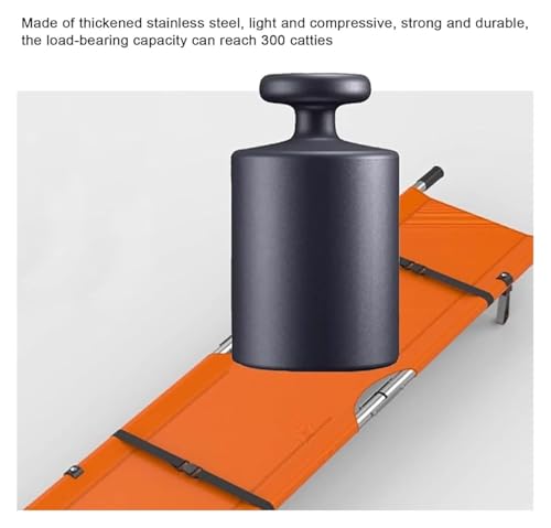Lit d'urgence en acier inoxydable durable pour hôpitaux - 8