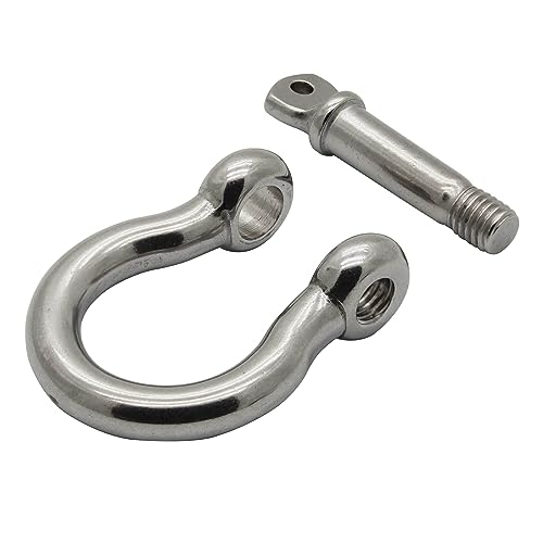 Extreme Max Manilha de arco de aço inoxidável 3006.8294 BoatTector – 9,5 mm