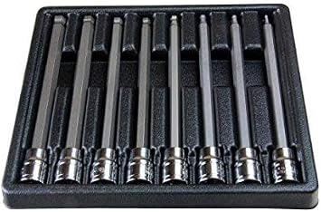 US PRO 8PC 3/8 Dr Long Hex Bits Socket Set 160mm B1495