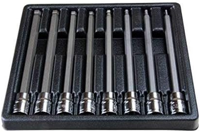 US PRO 8PC 3/8 Dr Long Hex Bits Socket Set 160mm B1495