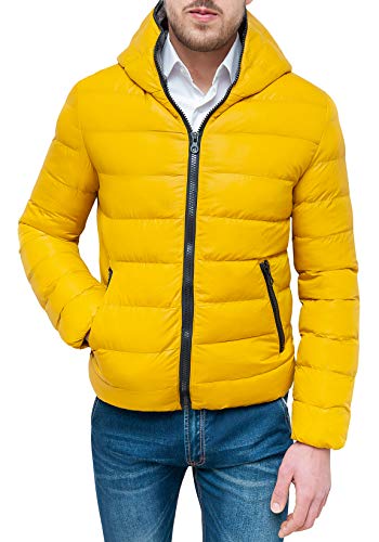 Veste bomber doudoune homme anti-froid coupe ajustée pour un hiver confortable