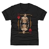 500 LEVEL Dustin Poirier UFC Youth Shirt - Dustin Poirier King of Diamond WHT (Tri Black, 10-12Y Large)