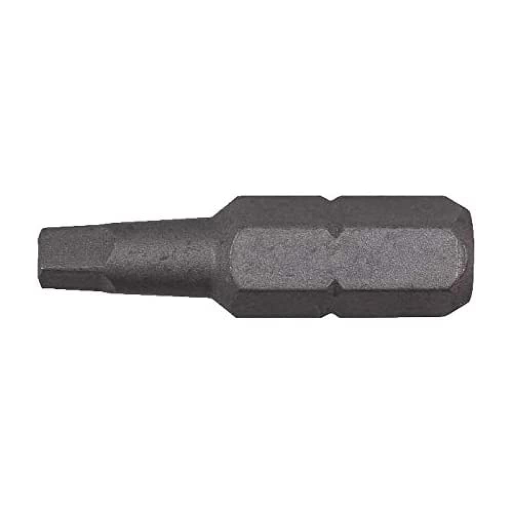 Puntas de destornillador estándar de 1/4" para tornillos de cabeza Robertson de 25 mm - Ref: 59S/R4 - Unid: 1