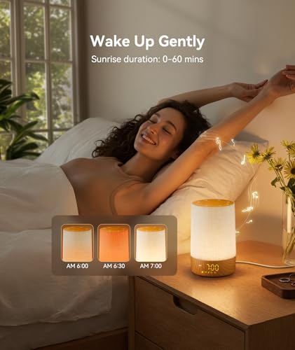 Dreamegg Sunrise Alarm Clock, Sound Machine with Alarm Clock &Wake Up Light - Image 3