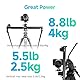 Toprig Slider S60 Adjustable 24’’/60cm Motorized with Full Button Control 120° Panoramic Shooting Support APP Camera Slider Support IME Lapse Photography Horizontally Bluetooth Connect (S60)