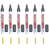 GESTAND 6 Stück Fugenstift Fugenmörtel Fliesen Stift Fugenmarker mi Fugen Reparatur für Hause (Hellgrau)