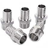 LTWFITTING Bar Production Stainless Steel 316 Barb Fitting Coupler/Connector 1