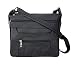 Black Leather Concealed Carry Handbag Roma 7082