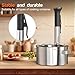 Hobsir Sous Vide Cooker Kit, 1100W Sous Vide Machine with LED, Wifi App Control, Timer, Silence Stainless Steel Immersion Circulator Slow Cooking Machine Sous-vide Kit