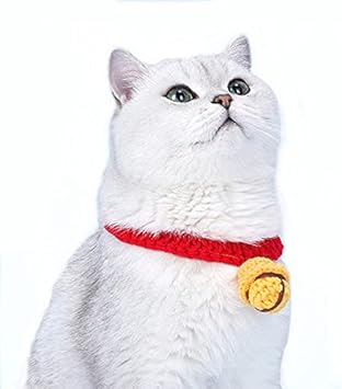 Amazon 【ZEZE】猫 首輪 猫 おもちゃ 猫用首輪 かわいい 人気