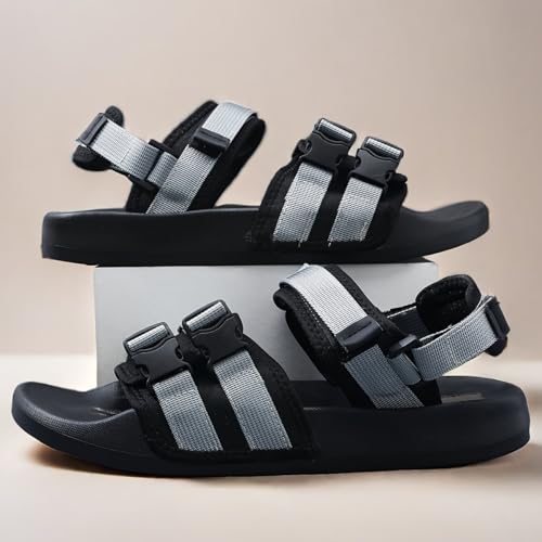 Men's summer sports sandals, suitable for outdoor activities and driving, slip-resistant and wearable beach shoes, casual and fashionable outdoor sandals.2