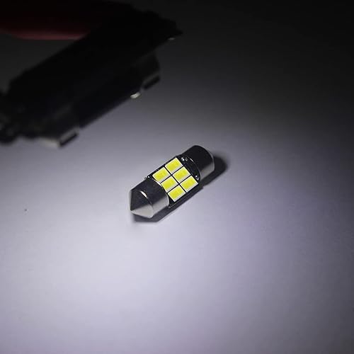 Miniatura 4 de Yoper Juego de bombillas LED T10 de 1.102 in, 1.220 in, 1.654 in, Festoon de repuesto para interior, cúpula, mapa, puerta, maletero, cortesía,