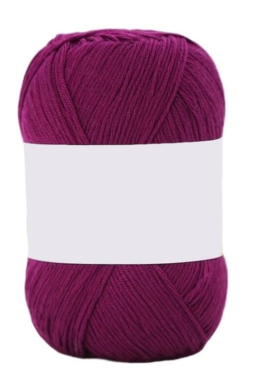 Fil de coton pour crochet de qualité supérieure fil artisanal 3 fils de 1mm 5x50g
