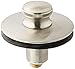 Watco 38516-BN Push Pull Replacement Stopper with 5/16 & 3/8 Pins, Brushed Nickel