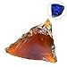 Amazing Gemstone Amber Raw Crystals and Healing Stones, Natural Rocks for Tumbling and DIY Raw Stones and Crystals (1 Piece)