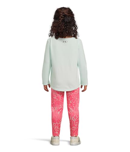 Image of Under Armour Girls' 2-piece Long Sleeve Tee and Leggings Set, Soft & Comfortable