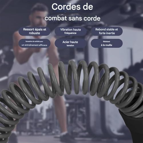 Corde d'entraînement sans fil compacte pour musculation à la maison