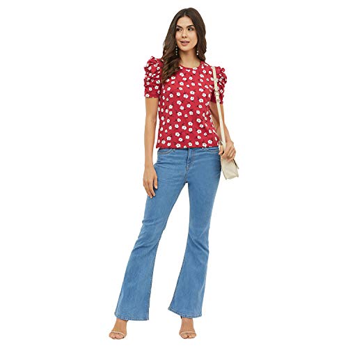 Image of Harpa Women's Floral Regular Fit T-Shirt