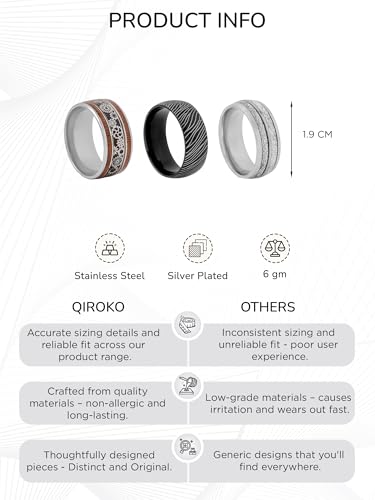 Image of Norse Code Collection Stainless Steel Rings For Men And Boys Anniversary Birthday Gifts