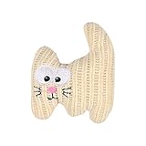 LOVE STORY Plüschtier Katze 10 x 12 cm Boho Katze Natur